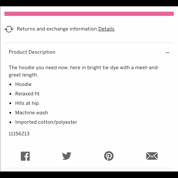 Vs Campus Hooded Pullover pink Tie-dye lg - Picture 11 of 11